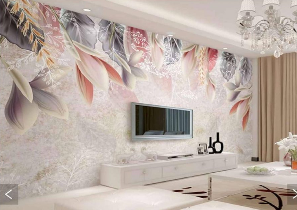 Floral wallpaper design