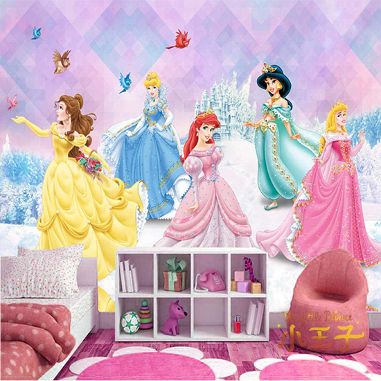 Princess Kids Nursery Wallpaper